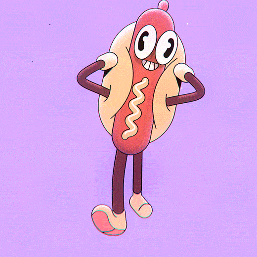 Frame from a hand-crafted animation